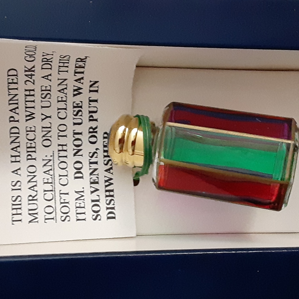 Murano bottle 24k